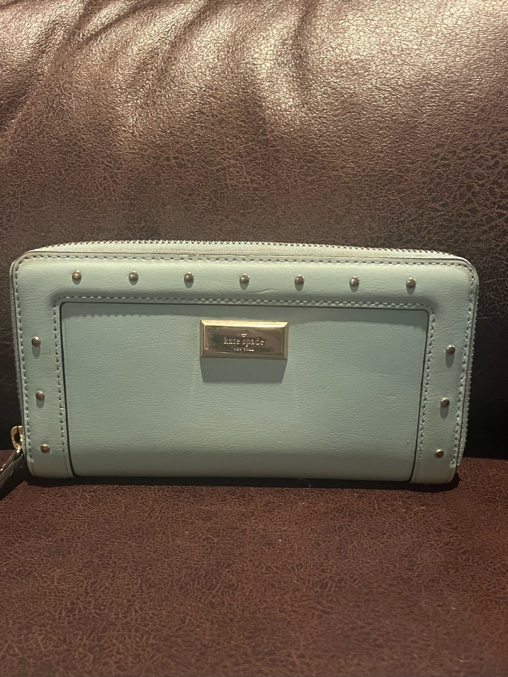 Kate Spade pale blue wallet